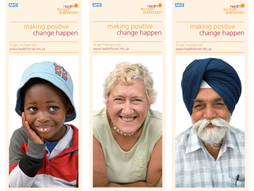 NHS - The bill posters and leaflet