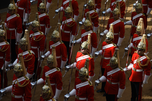 Queen Elizabeth II’s coffin procession – in pictures