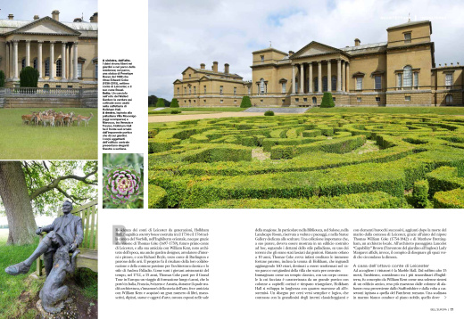 Holkham Hall - Norfolk for Bell'Europa Travel Magazine