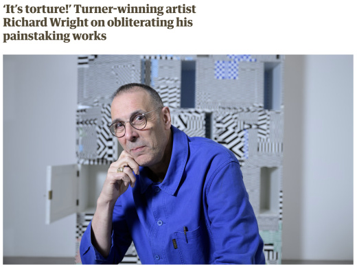 Richard Wright at the Camden Art Centre