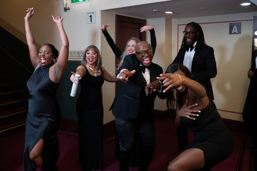 Behind the scene at the Olivier Awards