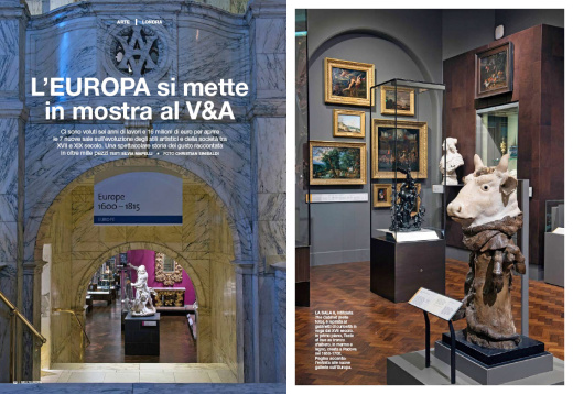 The V&A Museum for Bell'Europa travel magazine