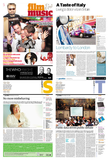 Different Covers from The Guardian