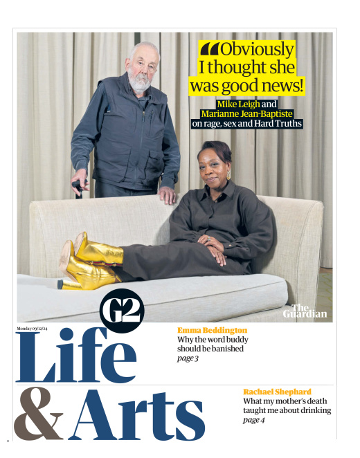 Mike Leigh and Marianne Jean-Baptiste for G2