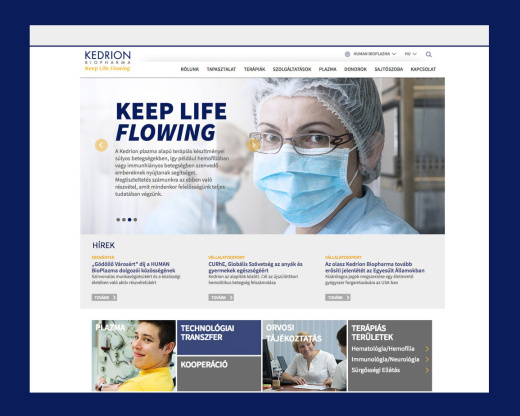 Kedrion biopharma - the new worldwide websites