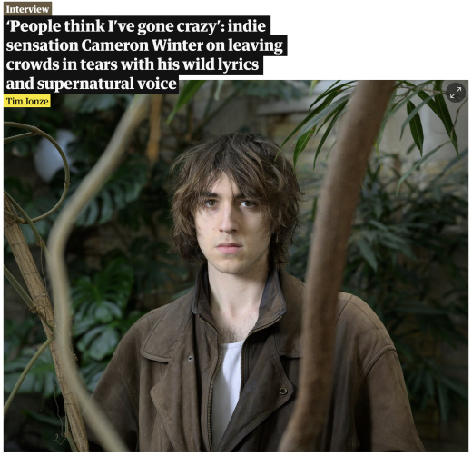 Cameron Winter: the interview