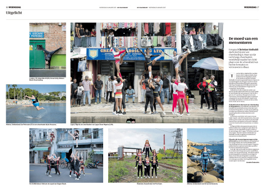 Cheerleaders on De Volkskrant