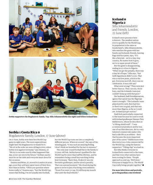 the Guardian Weekend Cover